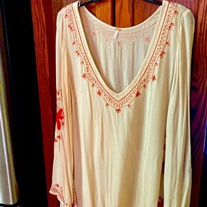 Free People embroidered dress